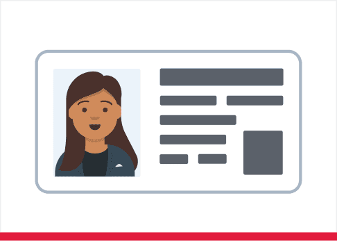 ID is placed on a white background.